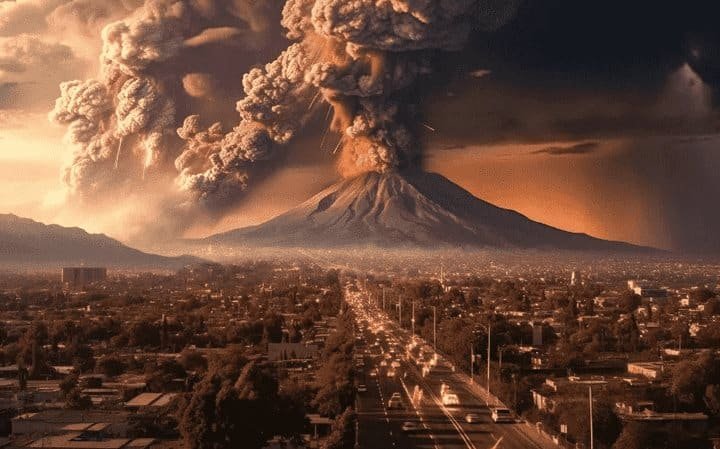 La histórica megaerupción que arrasó con lo que hoy es Santiago